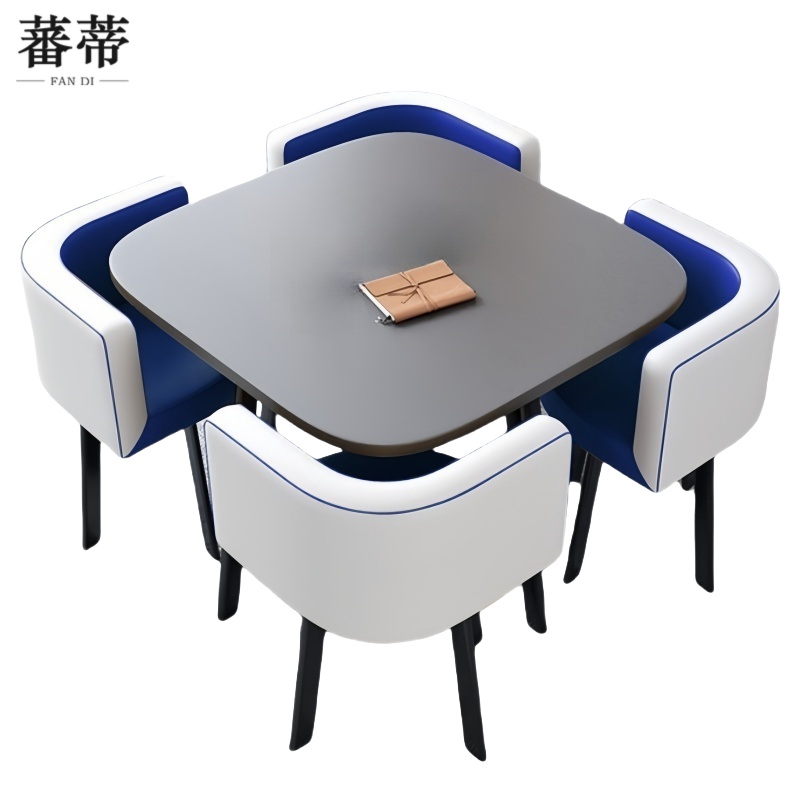 蕃蒂 桌椅组合一桌四椅 套高清大图