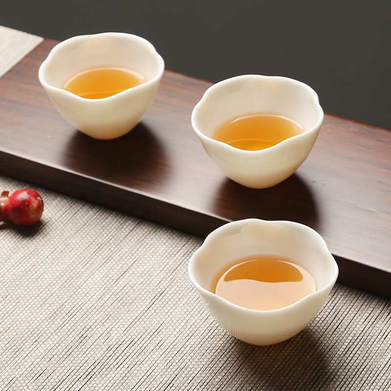苏氏陶瓷(SUSHI CERAMICS) J0035 羊脂玉功夫茶杯 1个 (单位:个)高清大图