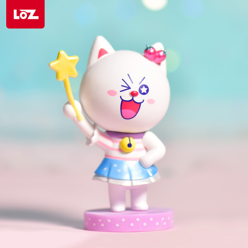 LOZ俐智同道大叔十二星座少女心系列盲盒潮流玩具女生礼物摆件7001