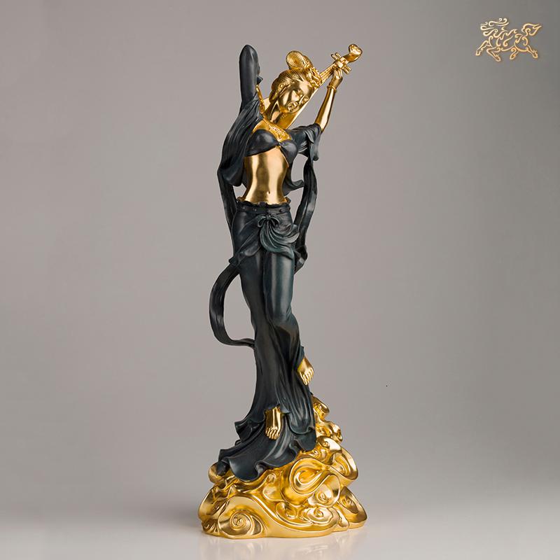美帮汇全铜摆件《敦煌飞天系列》 家居饰品 铜工艺品 礼品 摆件高清大图