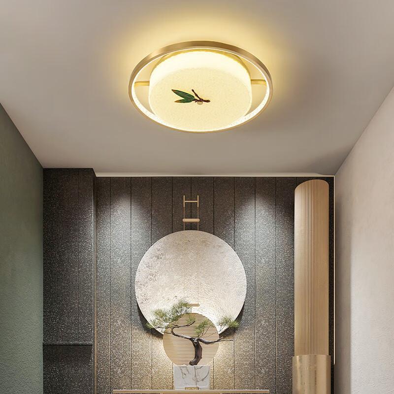 觅物卧室吸顶灯新中式餐厅书房大气艺术led中国风茶室阳台吸顶灯