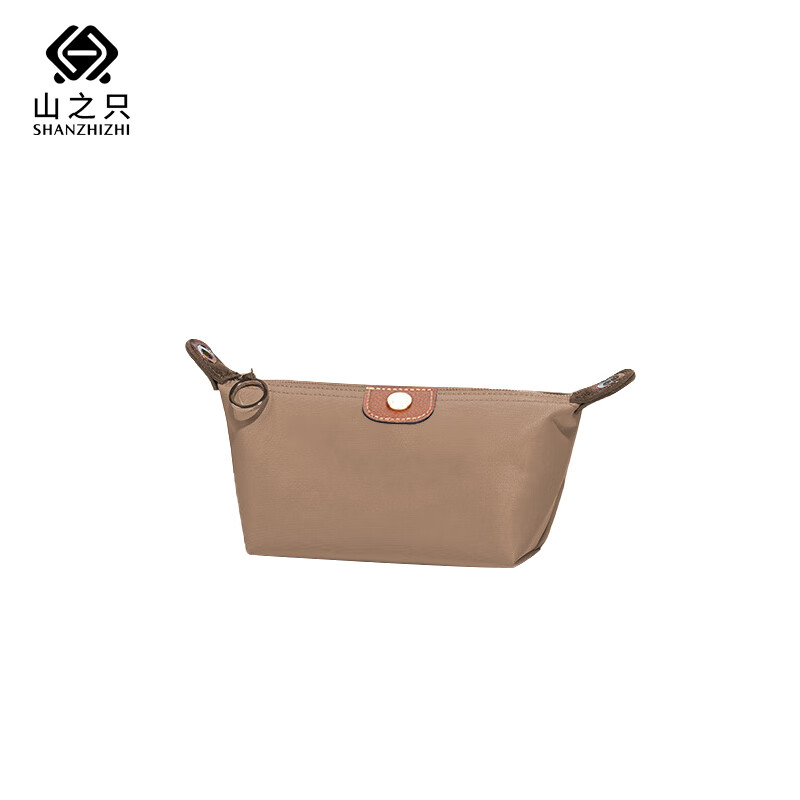 山之只 洗漱包 米白色 个高清大图