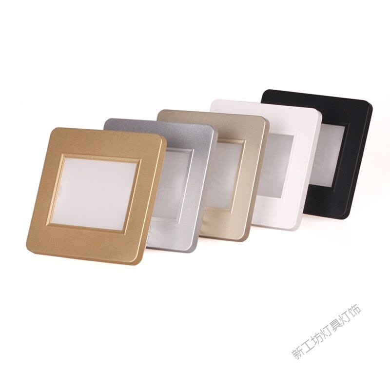 苏宁放心购 led小夜灯86型嵌入式人体地脚灯过道楼梯踏步灯光控雷达感应灯图片