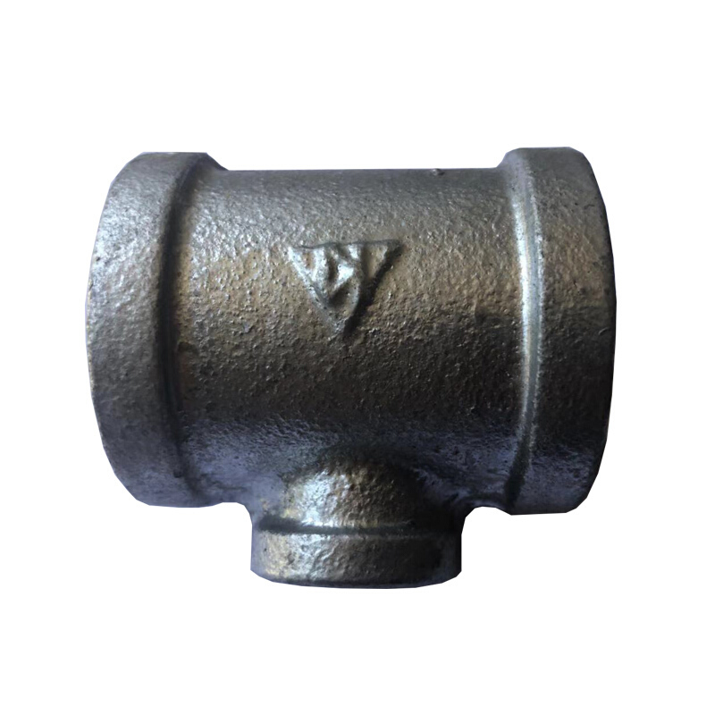 萃姿尔(TRESOR)镀锌三通正三通水暖可锻铸铁管件16mm（4个一包）