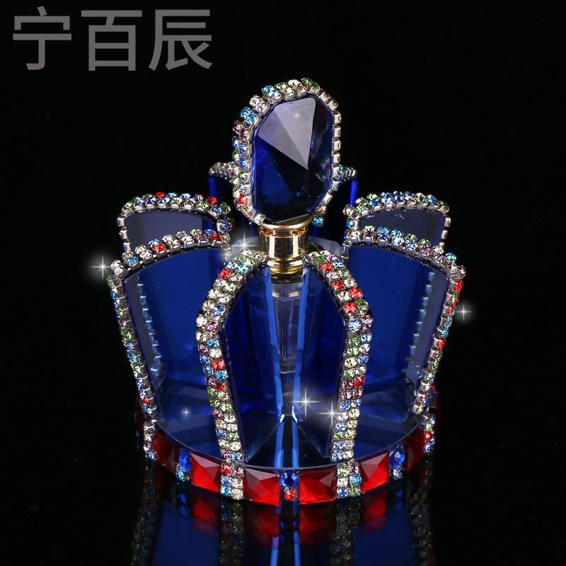宁百辰汽车香水座 直销车载内饰摆件 镶钻水晶皇冠香水座批 车用香水