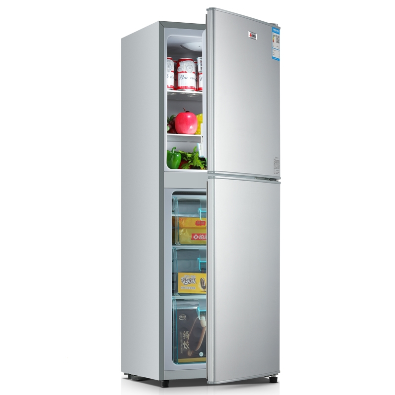 志高chigo冰箱家用小型中型双开门租房宿舍双门大容量双门银①⑥②