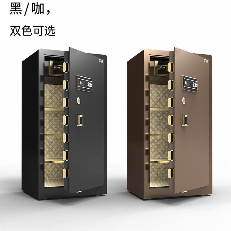 保险柜电子保密柜全钢大型珠宝箱 1.5m wifi+指纹密码-单门颜色可选高清大图