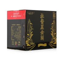 [杜酱酒厂自营]杜酱黑金酒 贵州茅台镇酱香型白酒53度纯粮食坤沙老酒 陈酿纯粮酒 白酒礼盒装 整箱500ml*6瓶