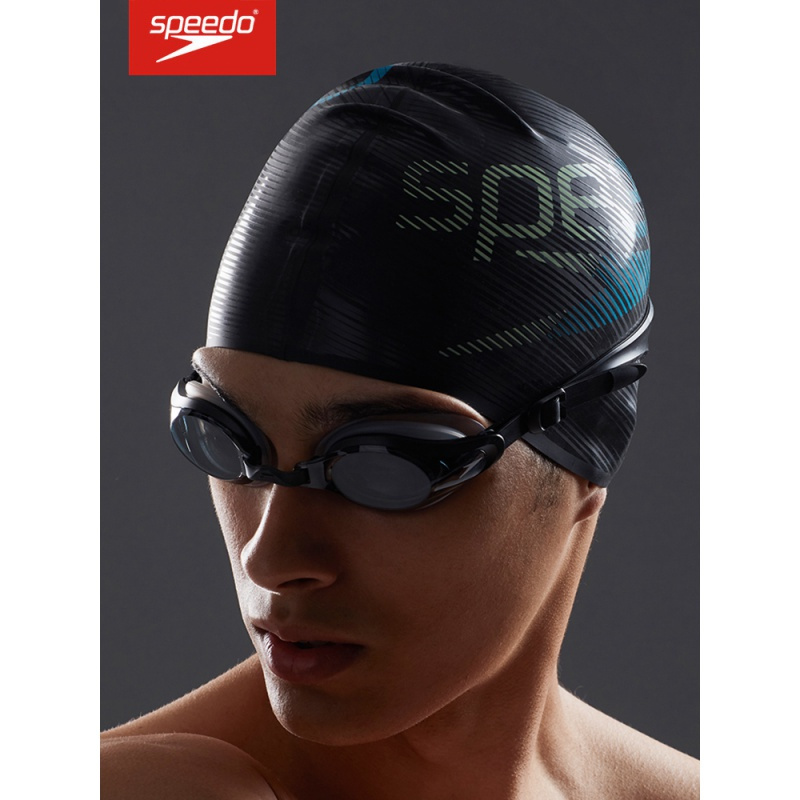 speedo速比涛近视泳镜男游泳眼镜女士高清防雾游泳镜带度数游泳镜