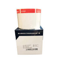 开仰(KAIYANG)PM-5240-W-LT 预印logo设备标签不干胶标签纸52*40mm/500片/卷 白色
