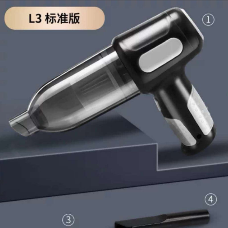 车载吸尘器 车家两用 无线 大吸力 手持充电 强力小型迷你吸尘器大功率高清大图