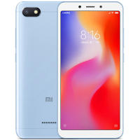 【可领劵4张+送碎屏保】小米(MI) 红米6A 全网通版 2GB+16GB 巴厘蓝色 移动联通电信4G人脸识别全面屏全网通AI智能4G手机