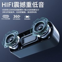 SADA V-6蓝牙音箱无线家用迷你小音响重低音炮大音量插U盘TF卡音箱手机电脑音箱FM收音高音质影响