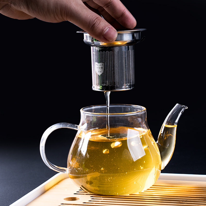 日式功夫茶具套装高档玻璃家用整套茶具杯茶杯懒人泡茶壶泡荼器耐高温