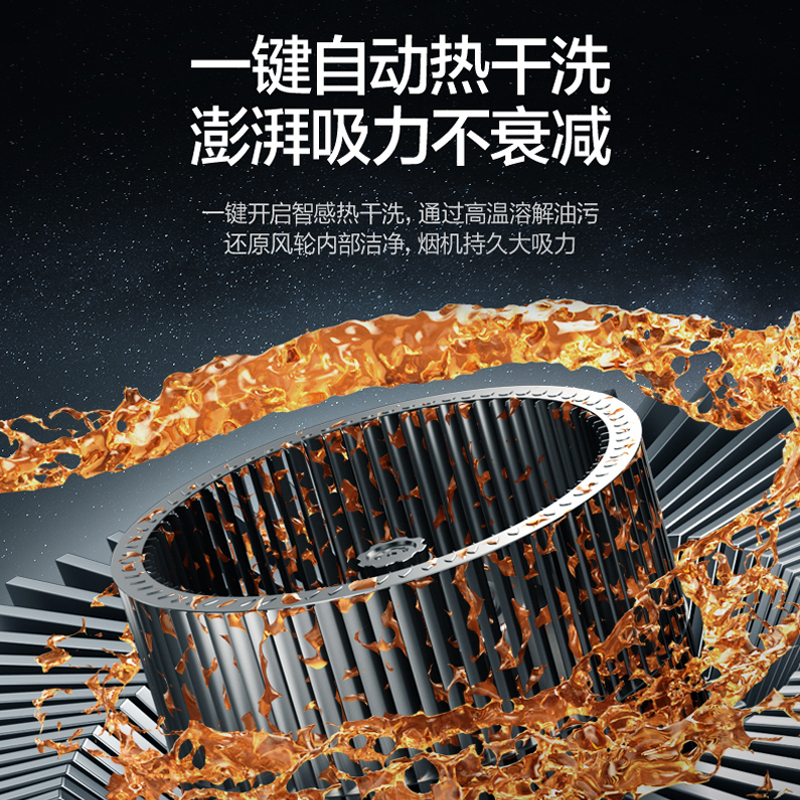 万和7字型吸油烟机厨房家用侧吸式大吸力变频顶侧双吸烟灶套装WL970Pro+C5L90S(液化气)