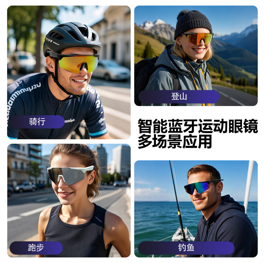 塞尔兰斯智能眼镜时尚轻便触控操作智能眼镜科技潮流高清大图