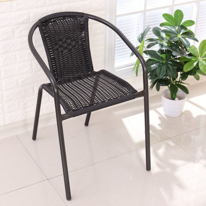 特价藤椅麻将桌椅单人阳台藤椅户外休闲椅靠背椅围椅庭院餐椅椅子咖啡