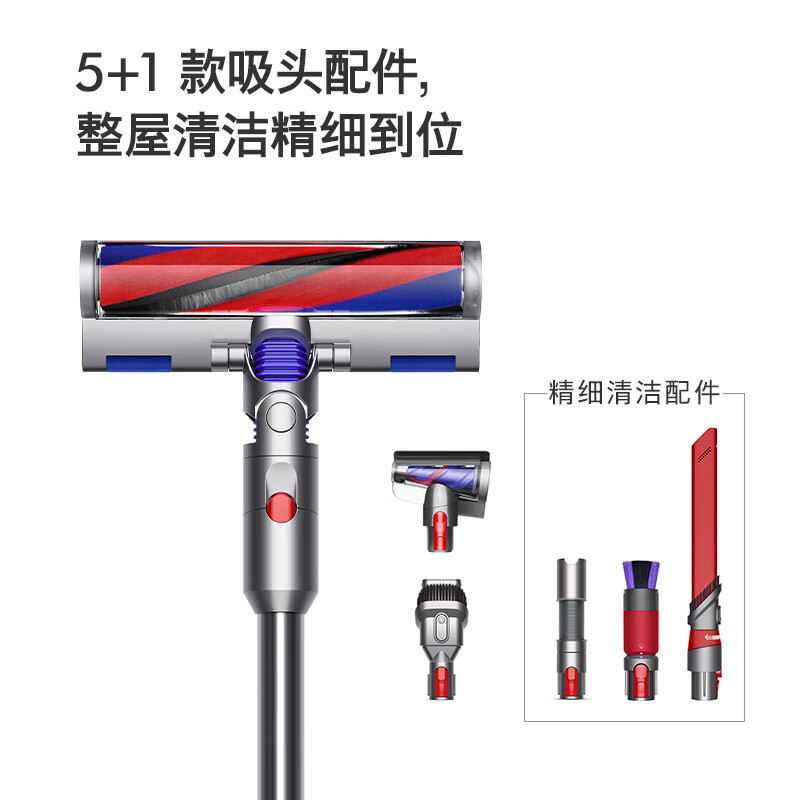 戴森(DYSON)V12 Origin大吸力吸尘器(铁镍色)手持无线 除螨 宠物 家庭适用高清大图