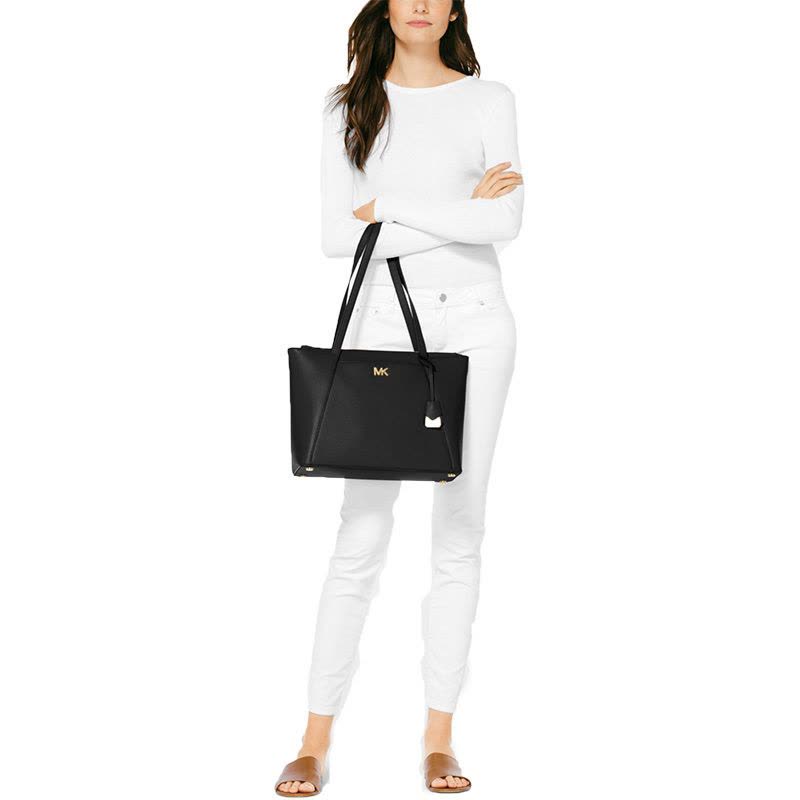 [直营]迈克·科尔斯(MICHAEL KORS) Maddie 中号女士拉链牛皮单肩包 MK女包 软图片