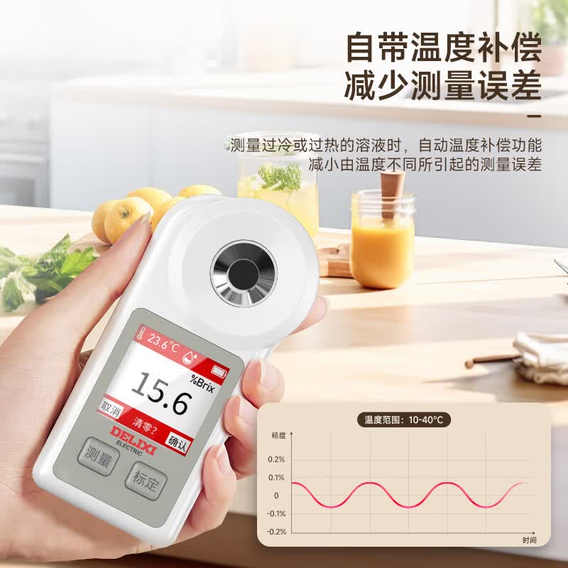 电气测糖仪水果糖度计高精度数显折光仪西瓜甜度糖分测量仪高清大图