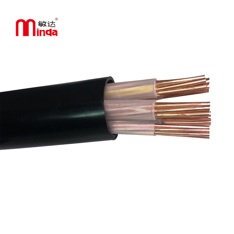 敏达电线电缆阻燃ZR YJV 3X50十1X25 国标纯铜 三相四线50平方