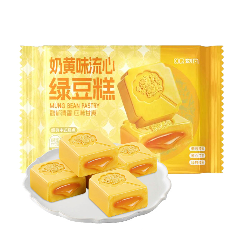 COMEFUN 刻凡 - 奶黄味流心绿豆糕 240g