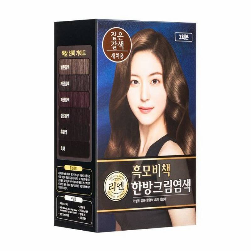 LG 睿嫣(ReEn) 秀发秘策染发霜 红棕色