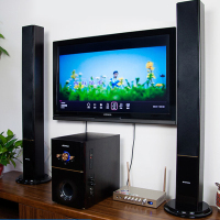 山水(SANSUI) GS-6000(88B)蓝牙音箱 电视机音响低音炮卡拉OK2.1家庭影院U盘木质音箱