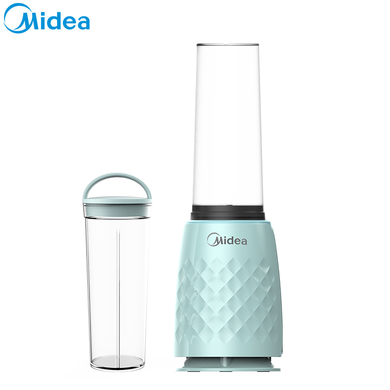 美的(Midea)MJ-LZ20Easy216便携式全自动随行杯 果蔬榨汁机旋钮式多功能迷你果汁机搅拌机350ML