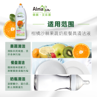 德国进口沙棘柑橘洗洁精清洗婴儿宝宝专用蔬果奶瓶餐具洗涤剂孕妇洗碗液