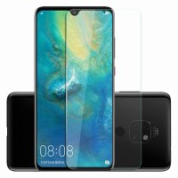 华为(HUAWEI)mate20X钢化玻璃膜全屏全覆盖保护膜 高清膜屏幕贴膜 手机钢化膜弧边防爆防指纹+送软壳 透明色