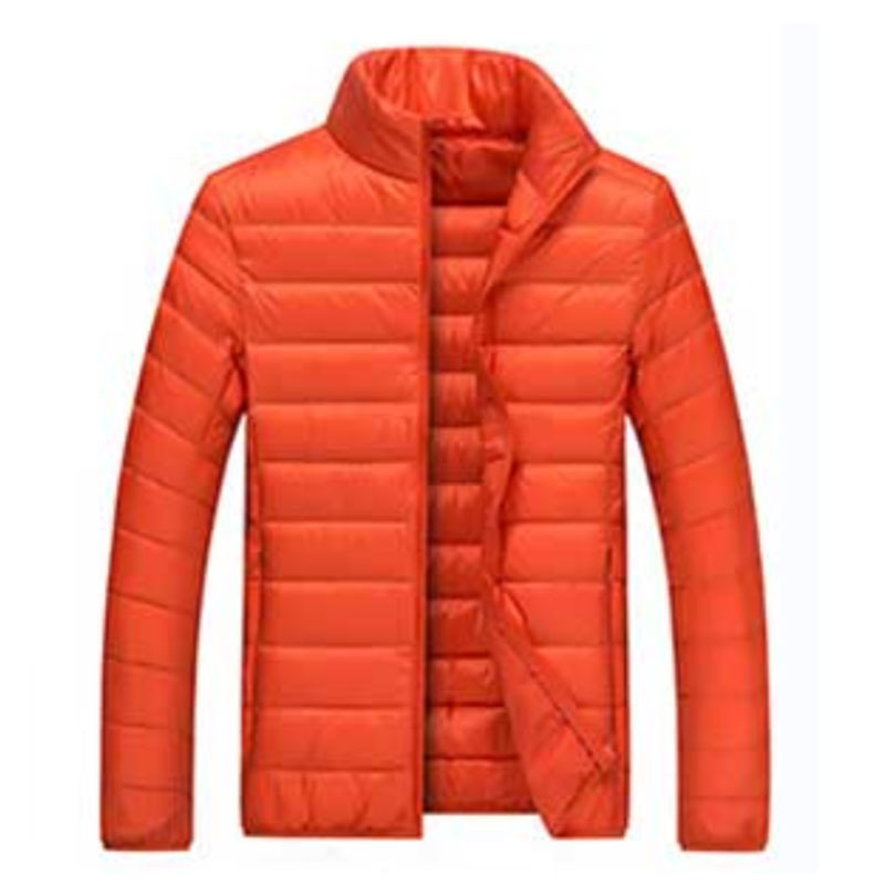 安居先森18819男立领轻薄羽绒服酒红色m3xl