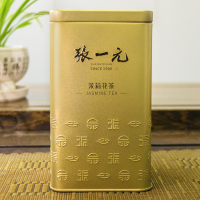 张一元特级茉莉花茶金桶200g/罐 茉莉香浓 茉莉毛尖 绿茶茶叶 2罐送礼袋