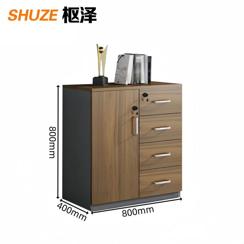 枢泽 木质文件柜 800*400*800mm 台
