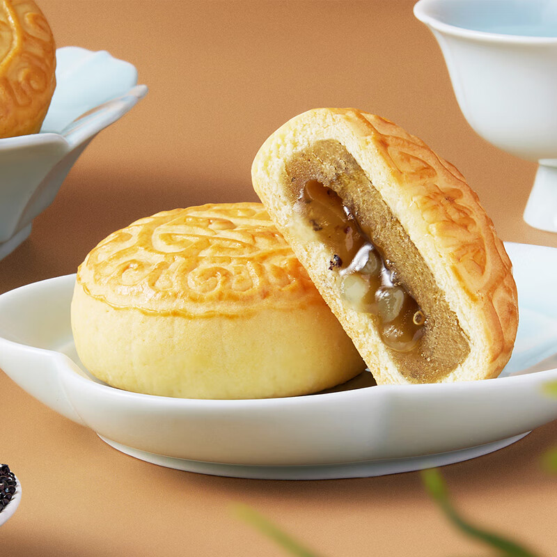 鲜品屋(sampure) 鲜品宝礼 月饼礼盒 1.045kg 盒高清大图