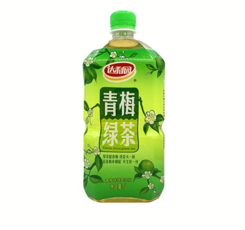 达利园青梅绿茶1l