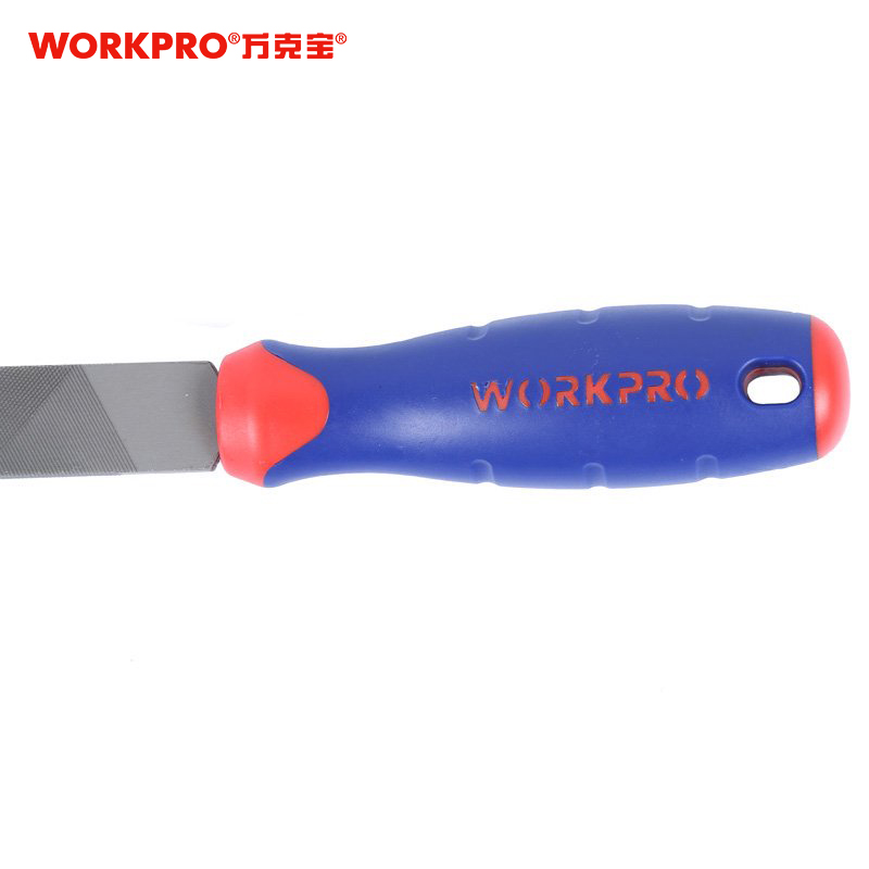 万克宝 10“双色柄中齿扁锉 W051002 把高清大图