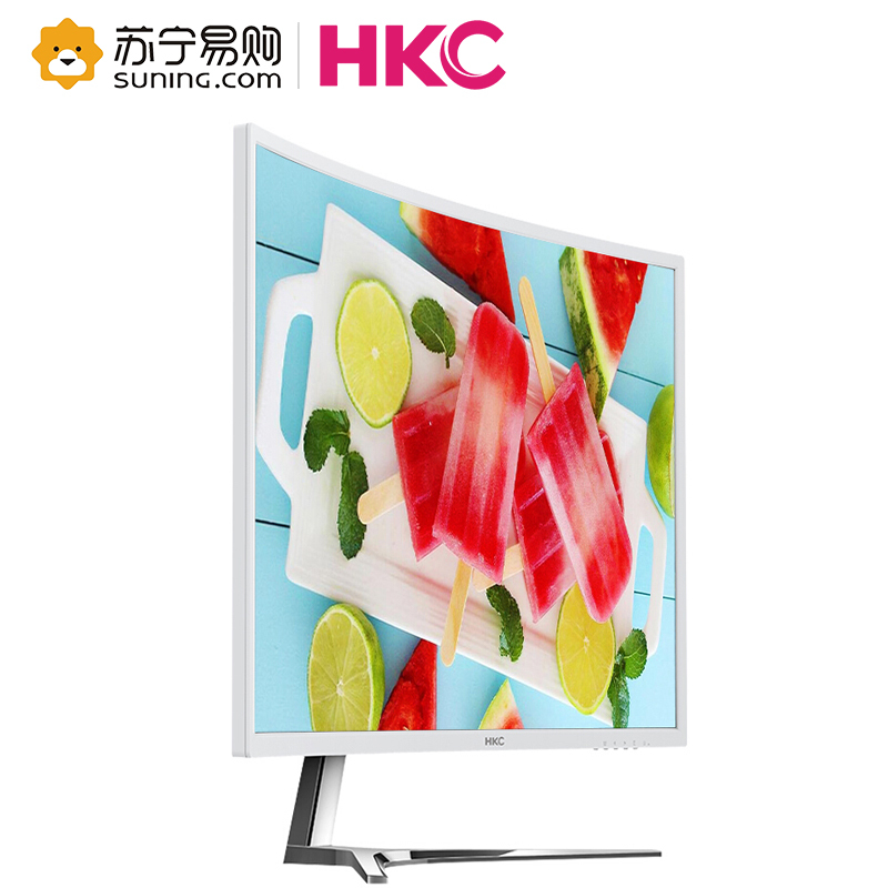 惠科(HKC)C400 39英寸3000R曲面VA广视角不闪屏高清台式机液晶电脑显示器护眼屏幕(DVI/VGA接口)