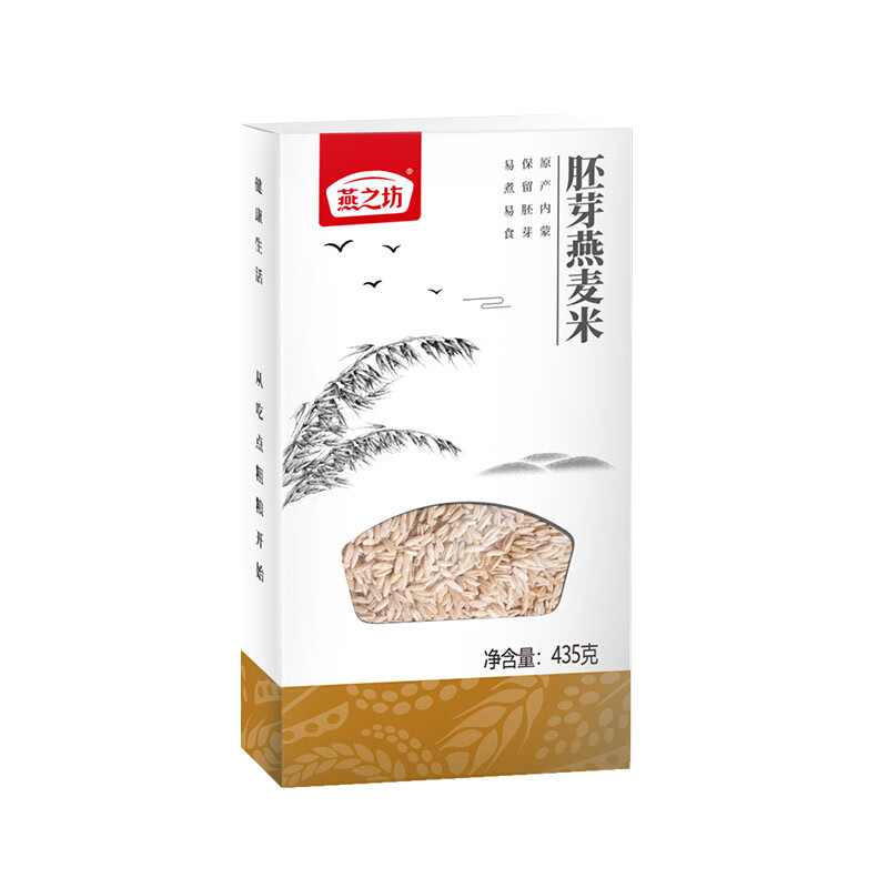 燕之坊 435g 胚芽燕麦米 大米伴侣 粥米搭档 真空装 (单位:袋)高清大图