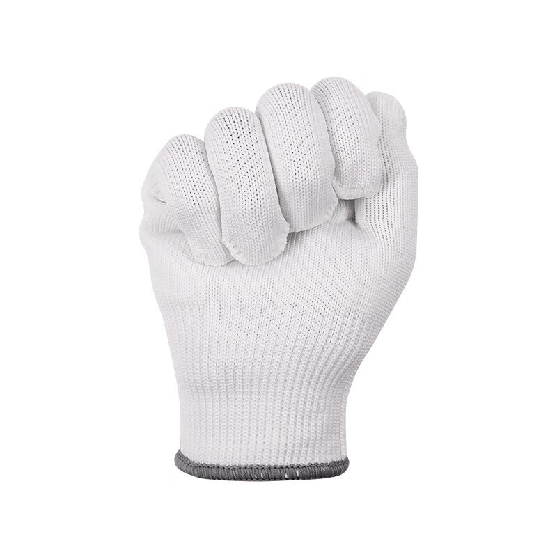 赛立特安全 ST59103 10针白色涤纶针织手套 8码 1打高清大图