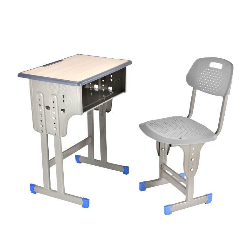 东升顺中小学生课桌椅学校培训班辅导班课桌升降儿童书桌学习课桌椅套装高清大图