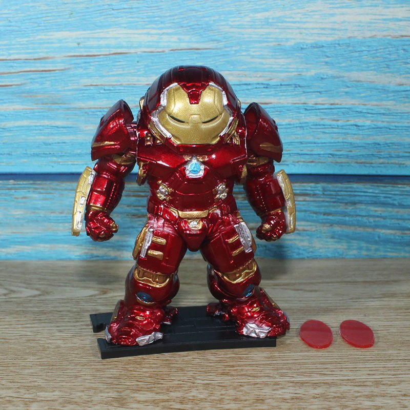 模型复联4公仔玩偶反浩克装甲汽车车载摆件q版反浩克装甲高约10cm视频