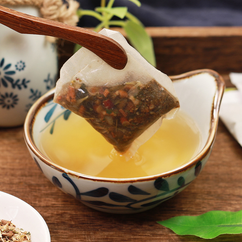 淳滋堂参七通络茶 平卧菊三七昆布葛根人参五宝桑叶组合茶养生茶高清大图