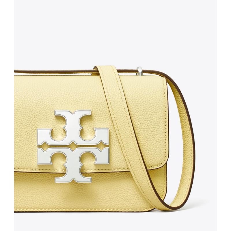 托里.伯奇(TORY BURCH)女士单肩包柠檬糖色翻盖设计可调斜挎带时