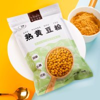 绿垦荒 熟黄豆面粉500g*1袋 速食冲饮豆浆粉 红糖糍粑豆乳盒子蛋糕驴打滚原料杂粮面粉