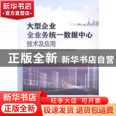 正版 大型企业全业务统一数据中心技术及应用 吴文宣 中国电力出