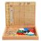 跳棋五子棋象棋飞行棋斗兽棋多功能桌面游戏儿童学生玩具棋|大号加厚二合一:围棋+跳棋