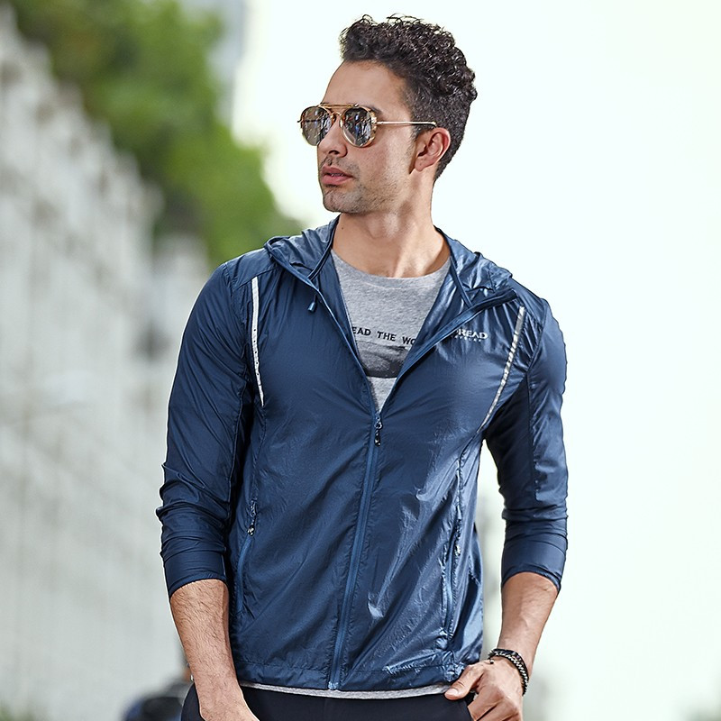 防紫外线户外风衣速干外套春夏季防晒服男士运动皮肤风衣防风衣男视频