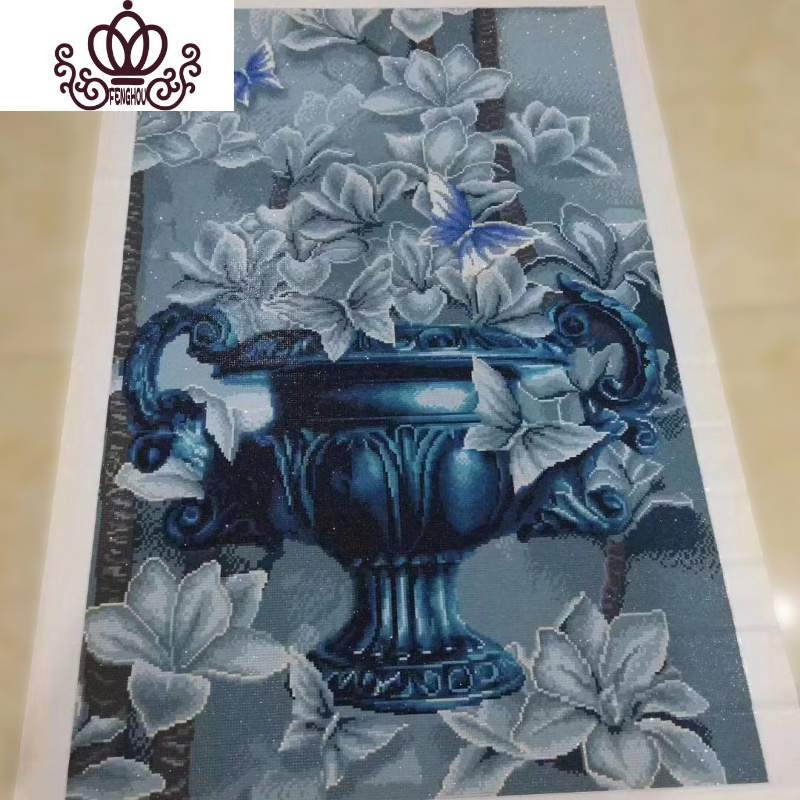 封后(FENGHOU)钻石十字绣钻石绣2019新款孔雀5d钻石画满钻三联画客厅大幅砖石 [满钻三幅一起尺寸]180*90