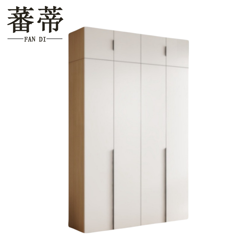 蕃蒂衣柜四门+顶柜台高清大图